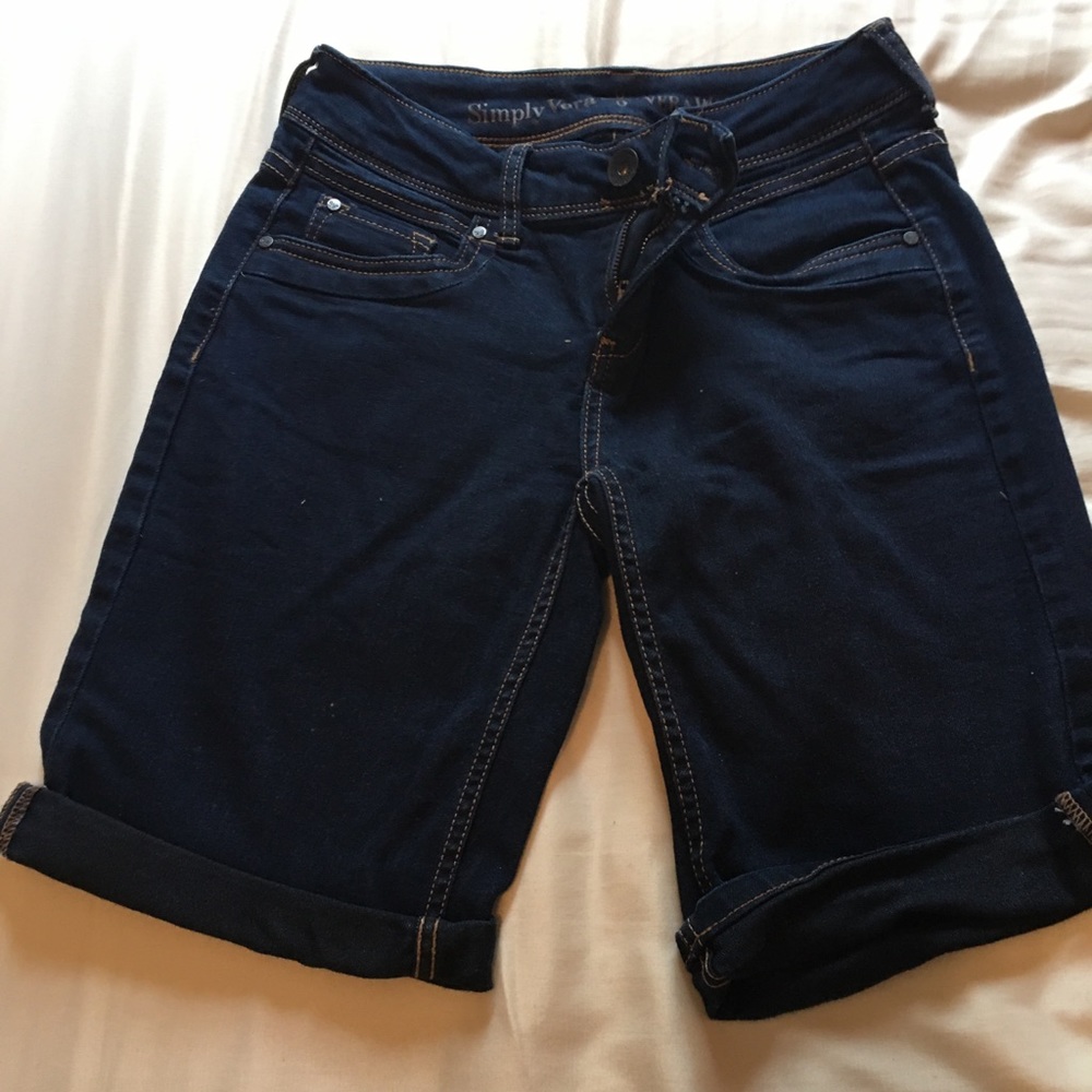 Denim shorts